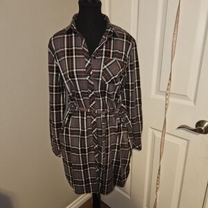 BC clothing oversized flannel top, cottage, western, Y2K, farmgirl, 90s, gingham